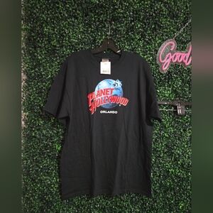New Vintage 1998 Planet Hollywood Orlando Shirt Mens Large Black